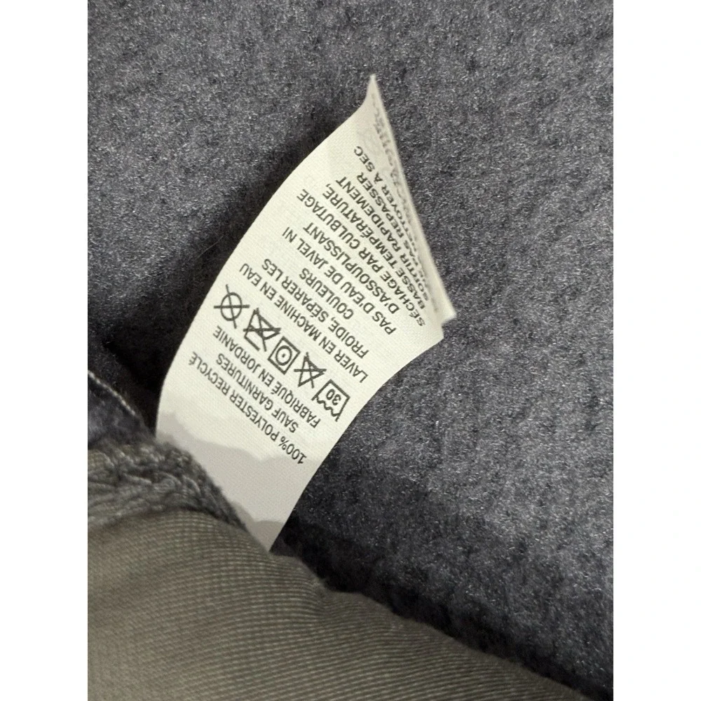 L.L. Bean Katahdin Full Zip‎ Gray Midweight Sherpa Fleece Jacket XXL Tall 518911